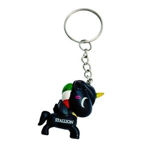 Tokidoki Unicorno Keychain, Cute Kawaii Unicorn Backpack Dangler, Horse Pendant